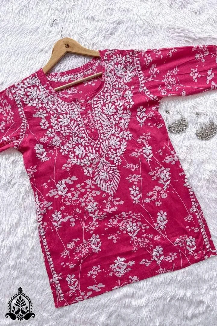 Pure Cotton Printed Top-5