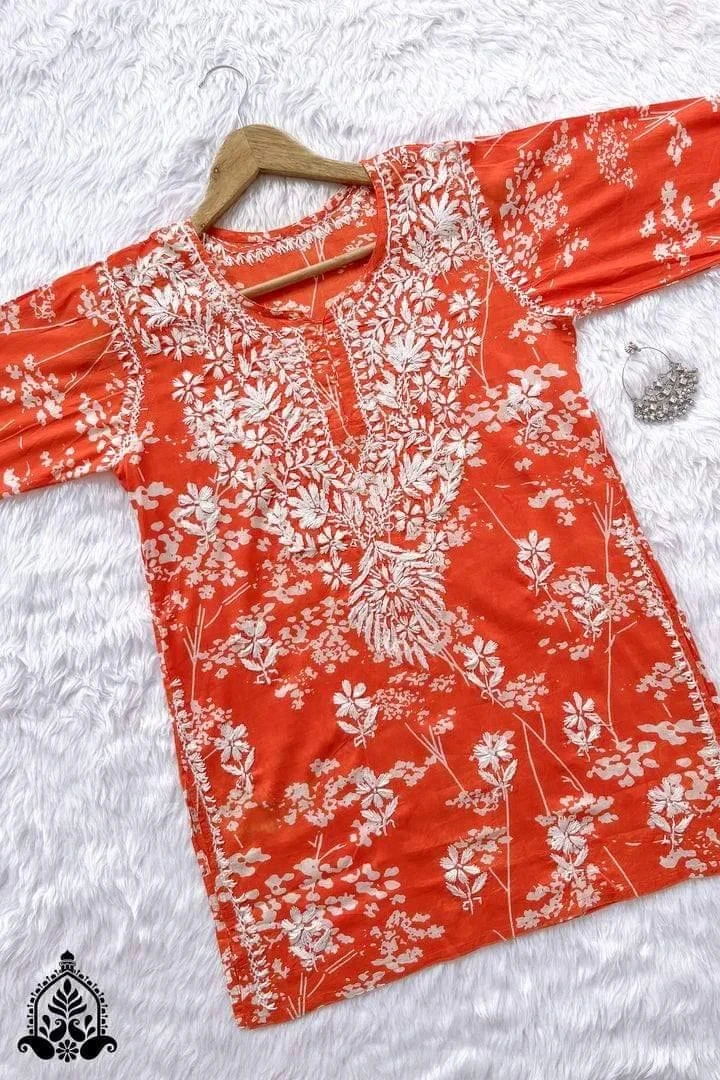 Pure Cotton Printed Top-9